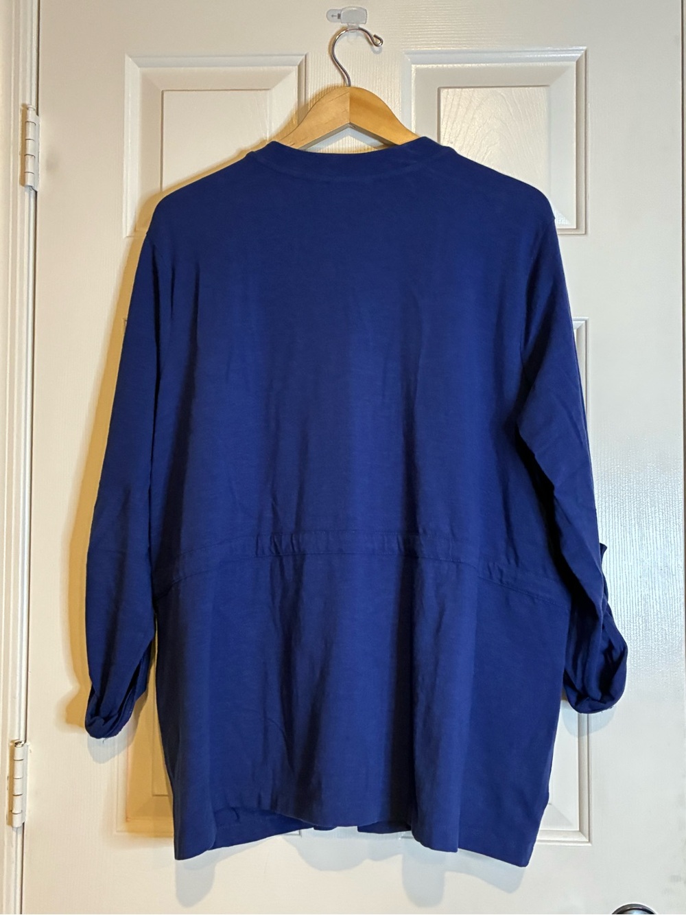 Denim&Co Navy Utility Drawstring Jacket - Picture 2 of 6